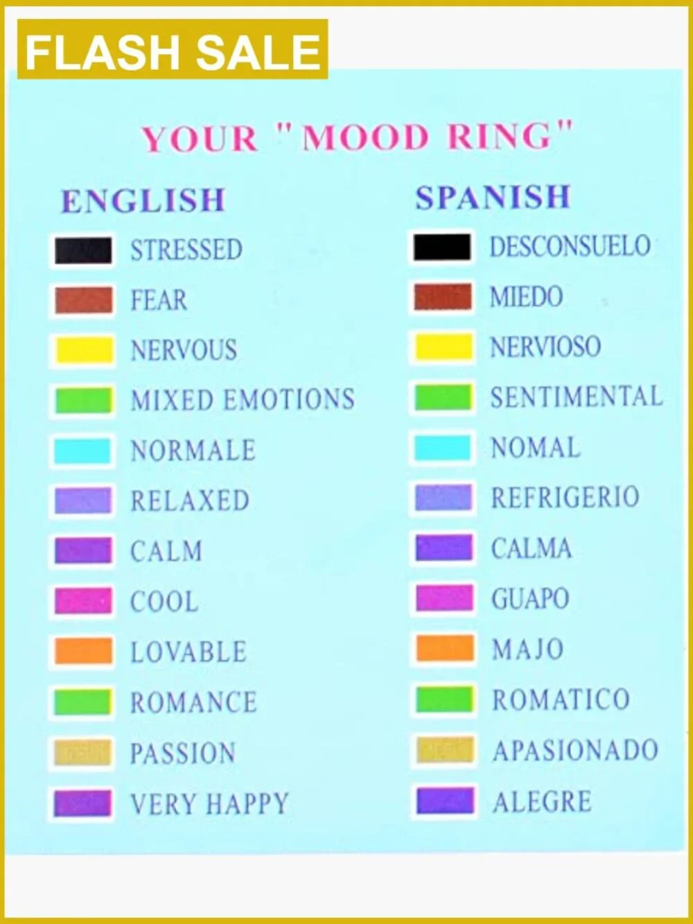 15 Adjustable Mood Rings for Party Favors Halloween Costume Props